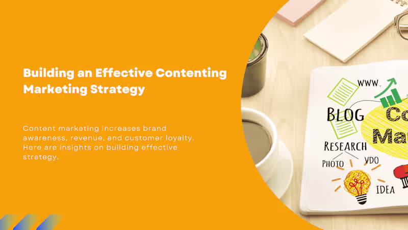 Cover image for Building an Effective Contenting Marketing Strategy