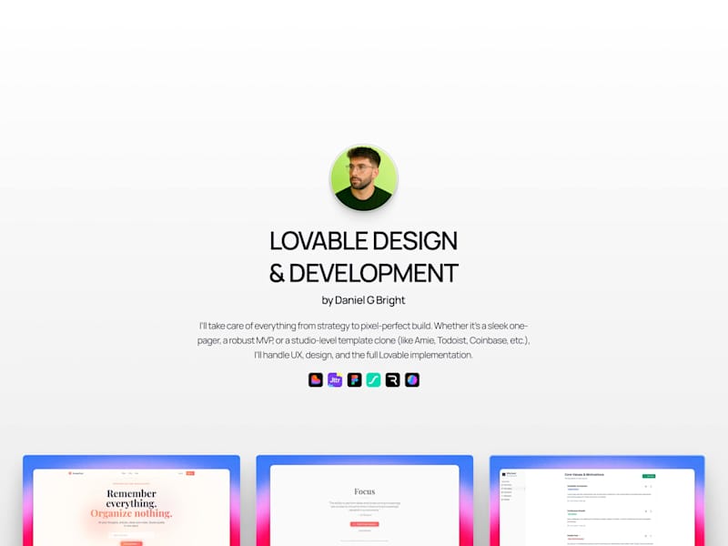 Cover image for Lovable • Design & Development