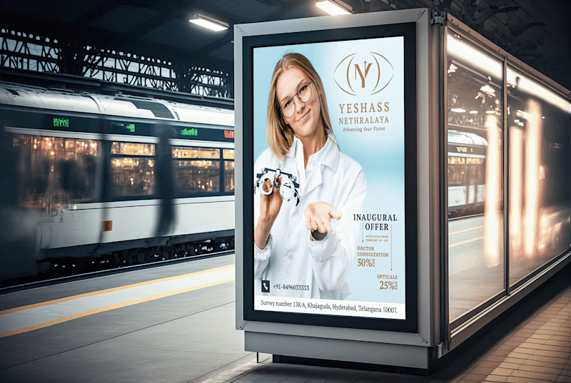 Cover image for Eye Hospital Outdoor Advertisement Banner