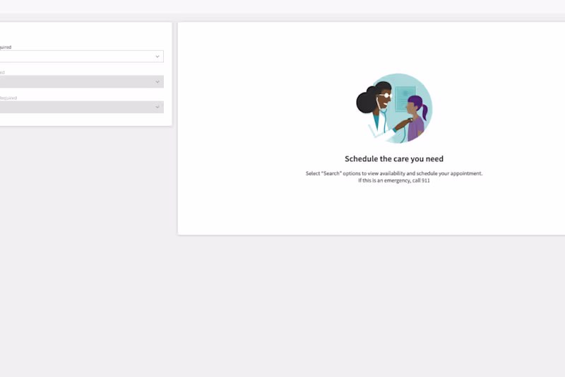 Cover image for Patient Scheduling Portal