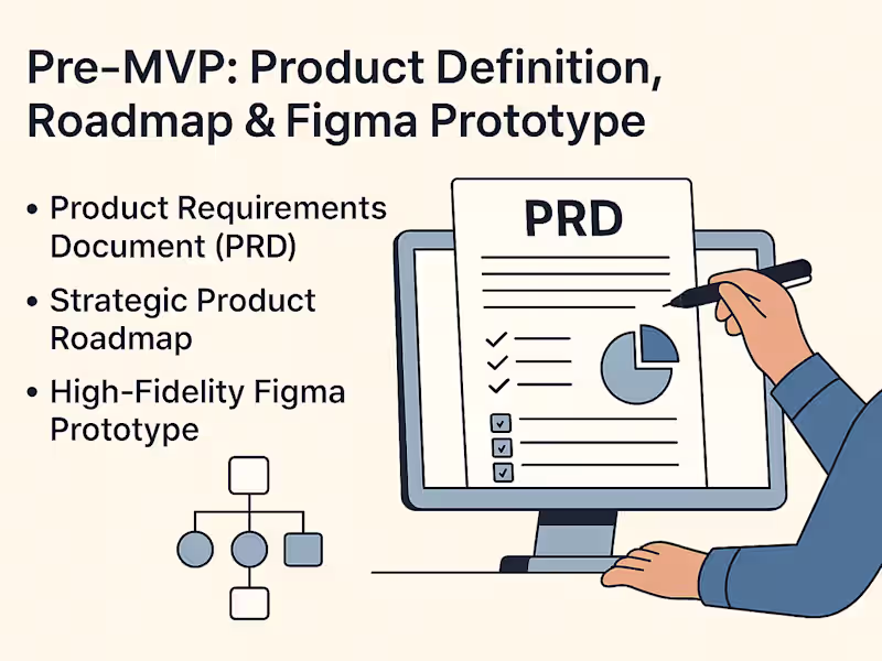 Cover image for Pre-MVP: Product Definition, Roadmap & Figma Prototype