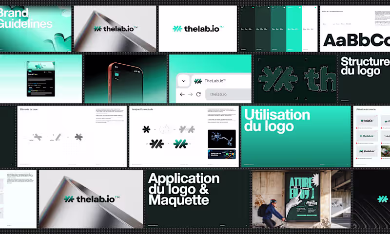 Cover image for TheLab.io™ Visual Identity and Brand