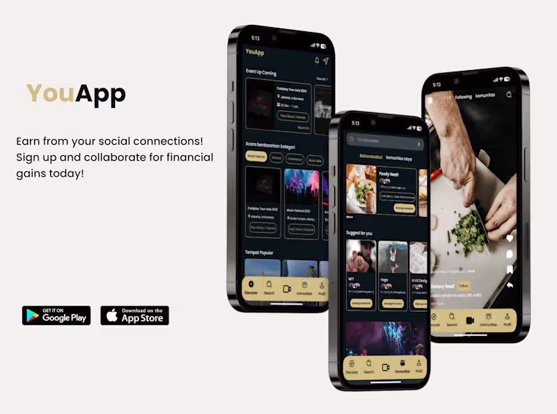 Cover image for YouApp - Redesign Mobile App