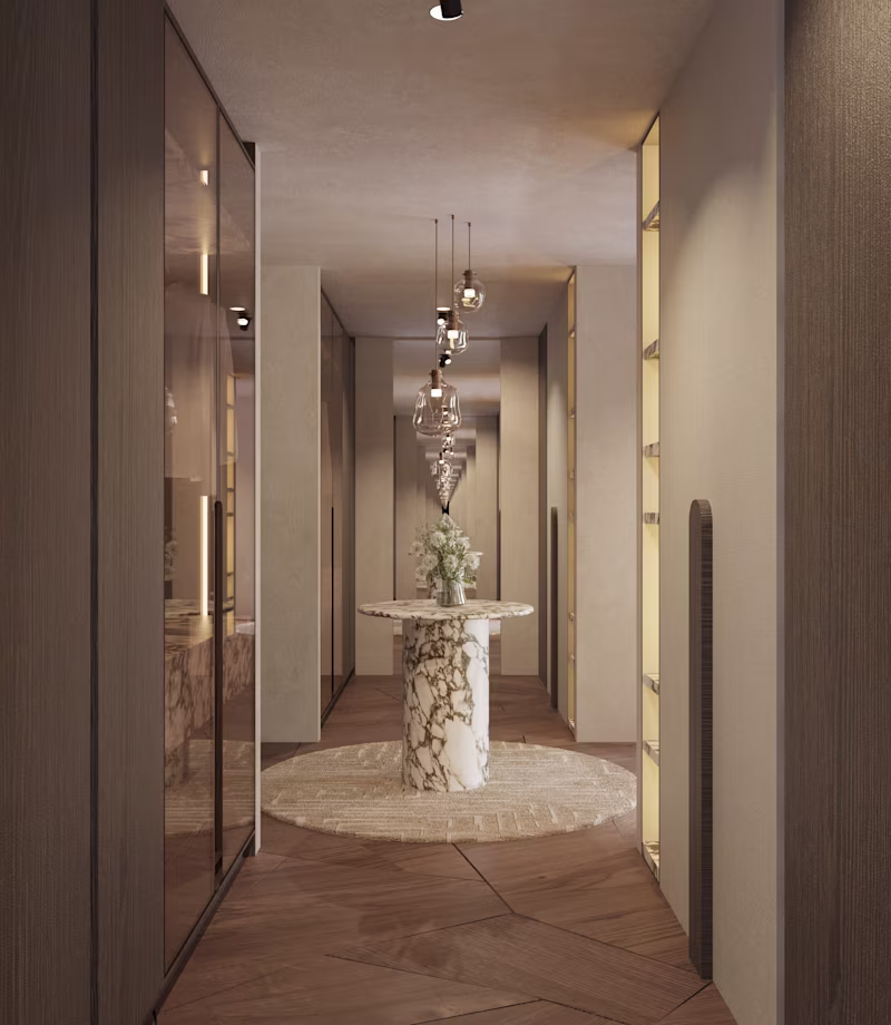 Cover image for Modern Master Suite Rendering | 3D Interior Visualization