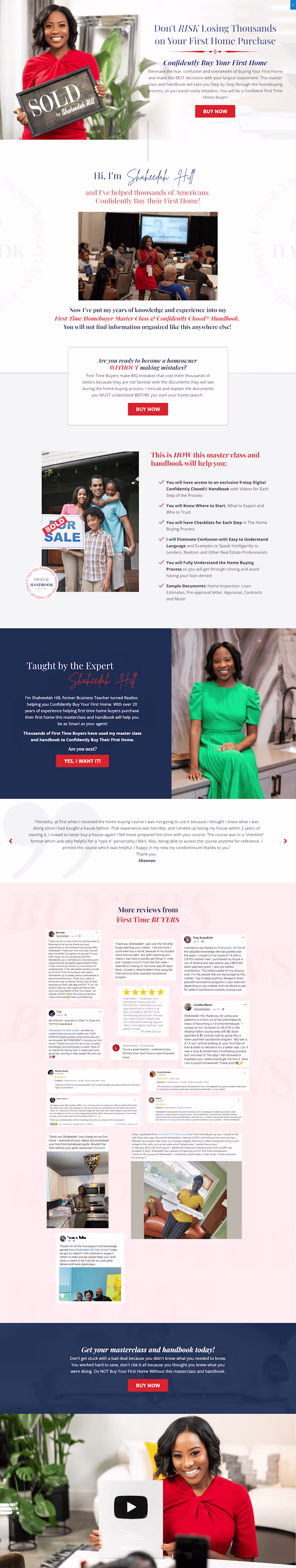 Cover image for Kajabi Sales Page for Realtor Course