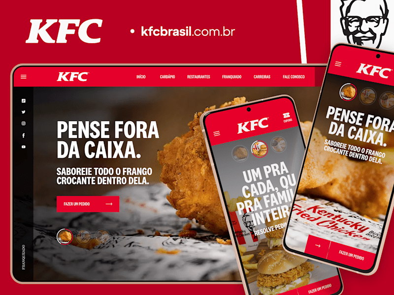 Cover image for Website Design - KFC Brasil