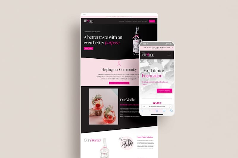 Cover image for Squarespace Website for Spirits Brand
