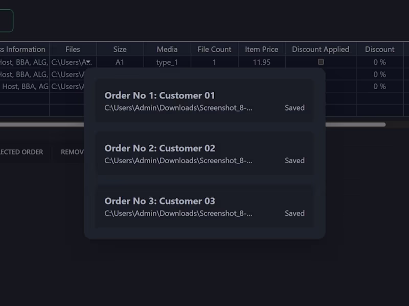 Cover image for Order Processing App