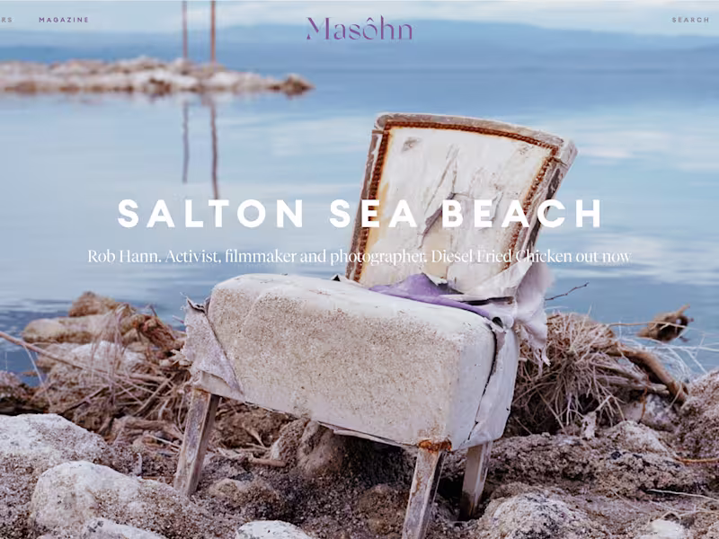 Cover image for Mashôn  Redesigning E-commerce Website