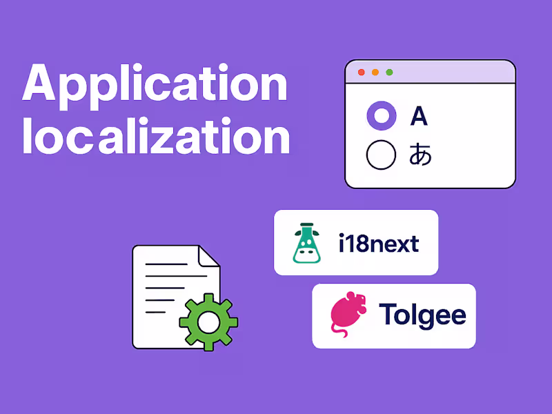 Cover image for Application localization