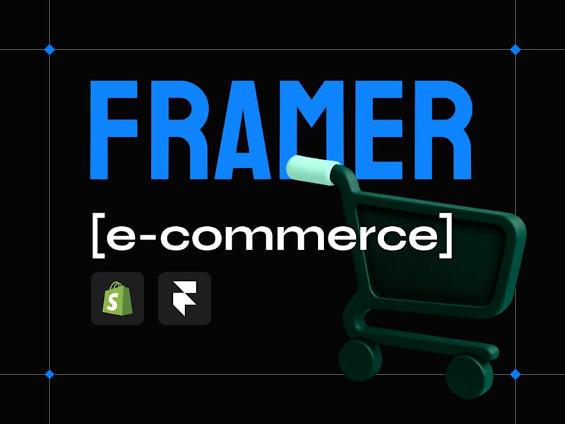 Cover image for Framer E-commerce | Shopify + Frameship Website Development