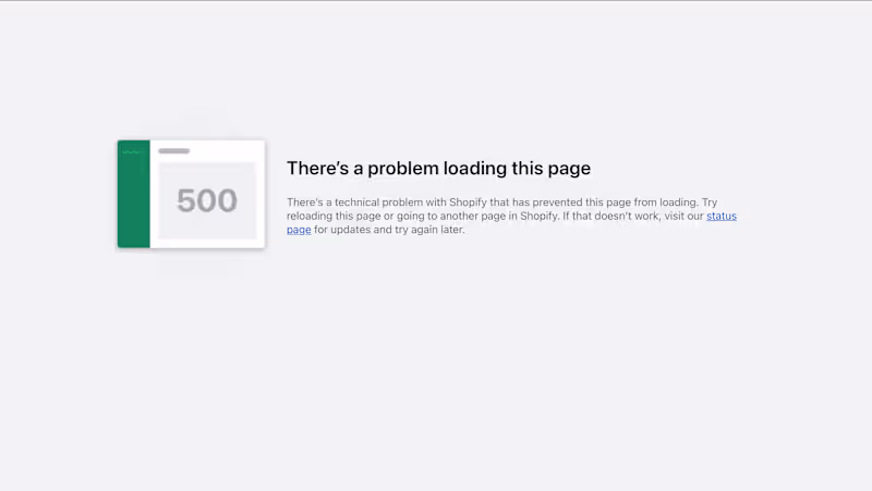 Cover image for 500 Error Crash Fixed |
