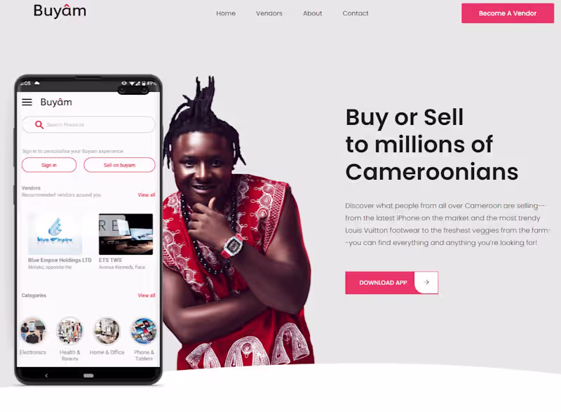 Cover image for Buyam Website Content