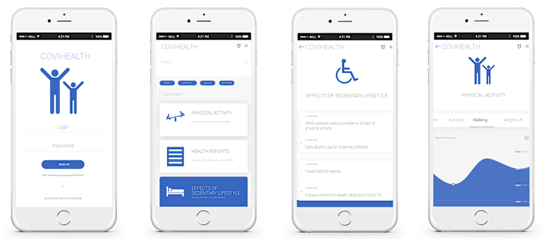 Cover image for Mobile App for Sedentary Lifestyle