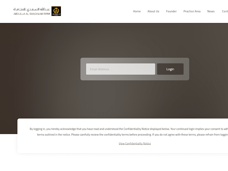 Cover image for Abdulla Al Saadi Law Firm