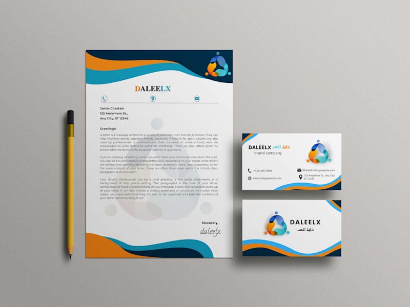 Cover image for Branding+graphic design work for with logo