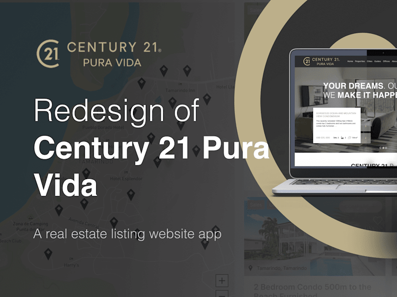 Cover image for Premium Real Estate Website Design of Century 21 Pura Vida