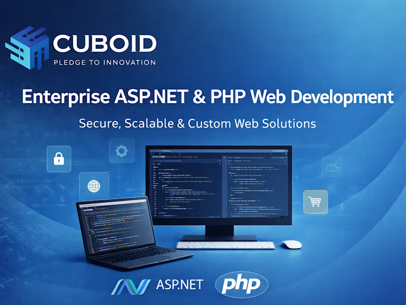 Cover image for Custom Web Application Development (ASP.NET , PHP & Angular)