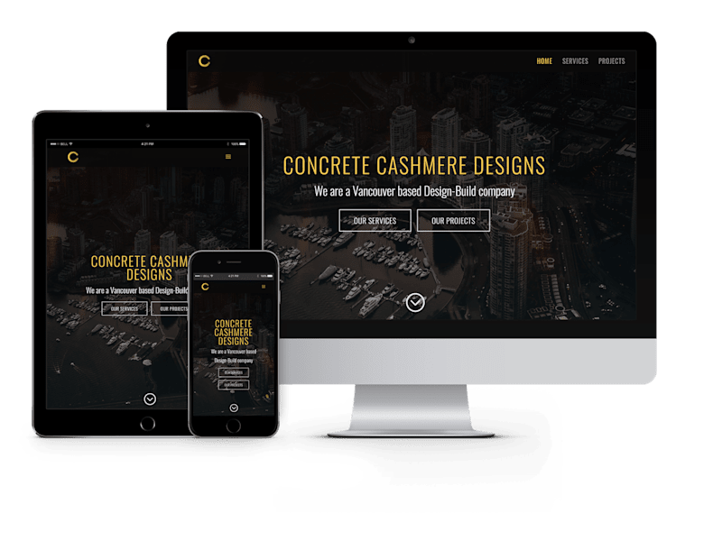 Cover image for Concrete Cashmere Web Design