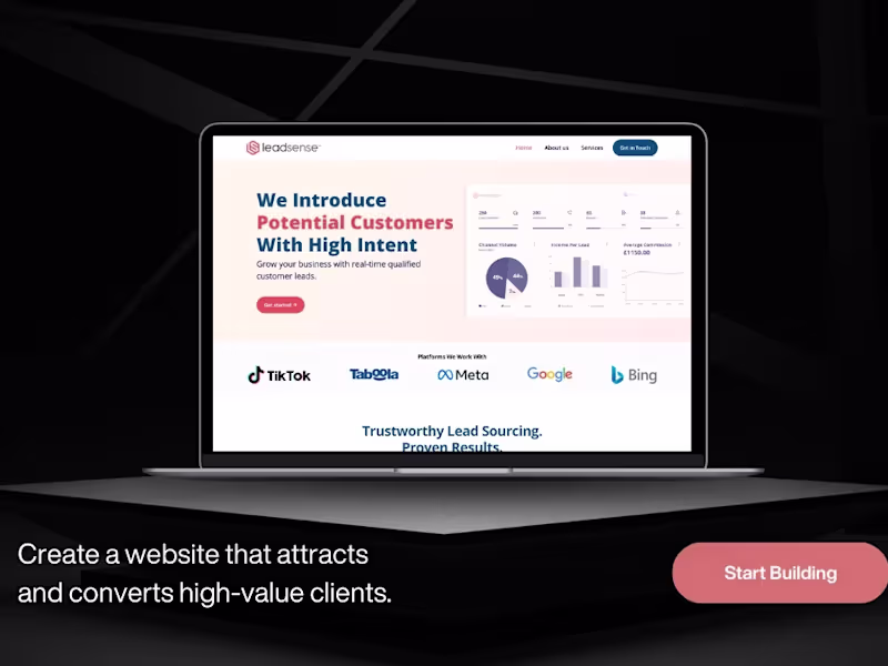 Cover image for Design and Development of LeadSense Website
