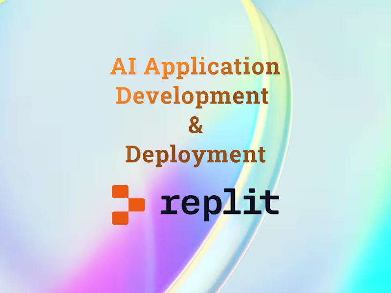 Cover image for Replit - AI Application Development & Deployment