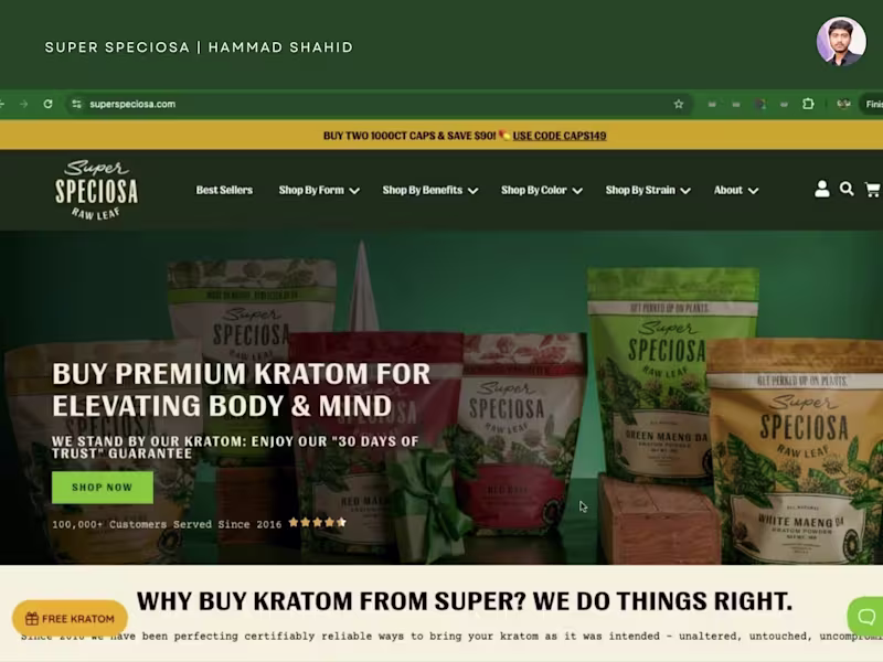Cover image for Super Speciosa | E-commerce Store