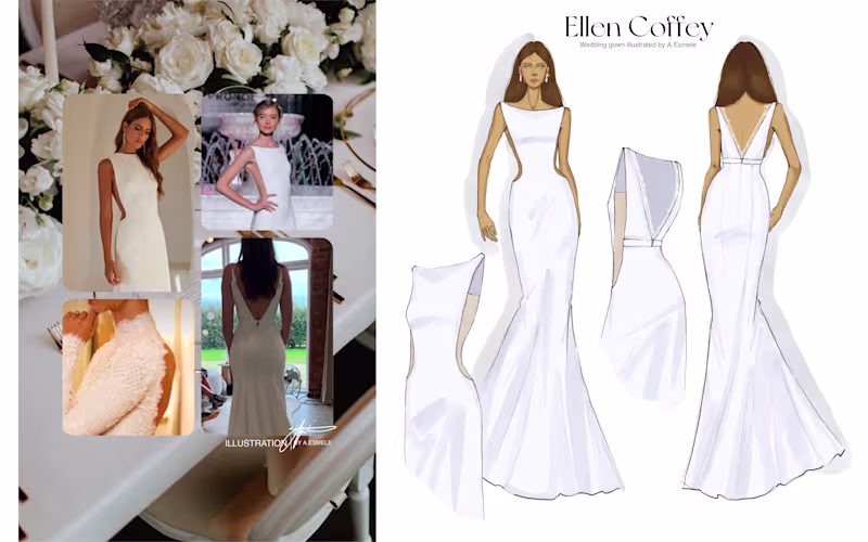 Cover image for CLIENT: Wedding gown Illustration