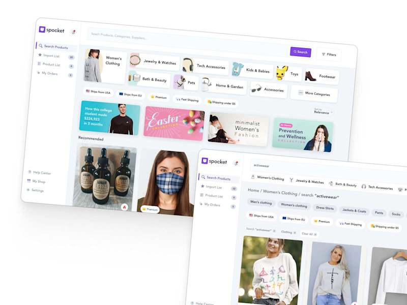 Cover image for Spocket app redesign