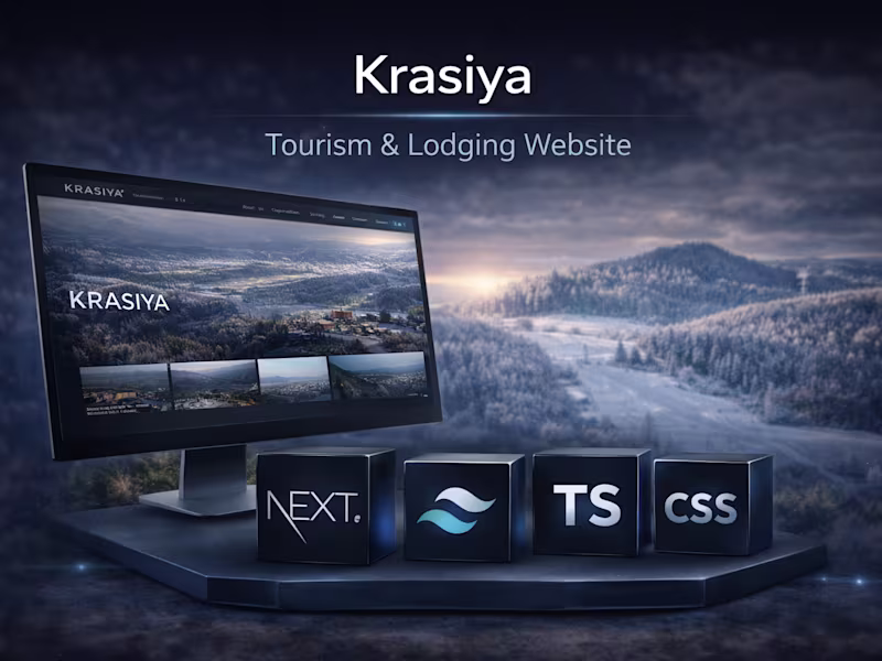 Cover image for Krasiya Resort Website