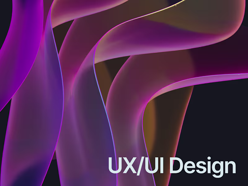 Cover image for UX/UI Design 