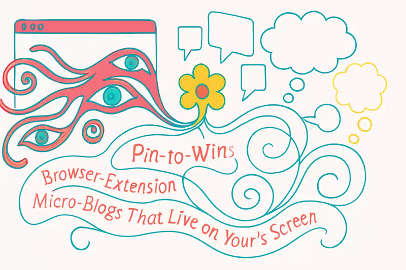 Cover image for Pin-to-Win: Browser-Extension Micro-Blogs That Live on Your Reader’s Screen