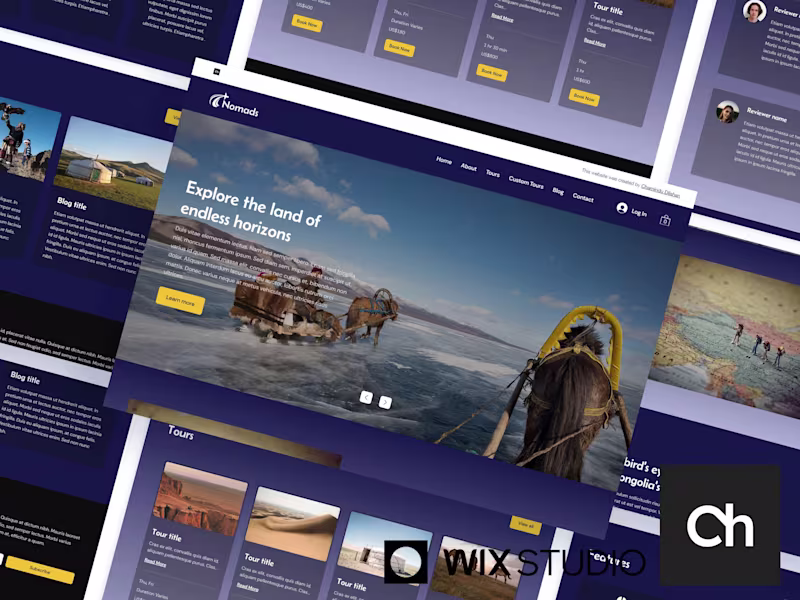 Cover image for Custom websites with advanced features