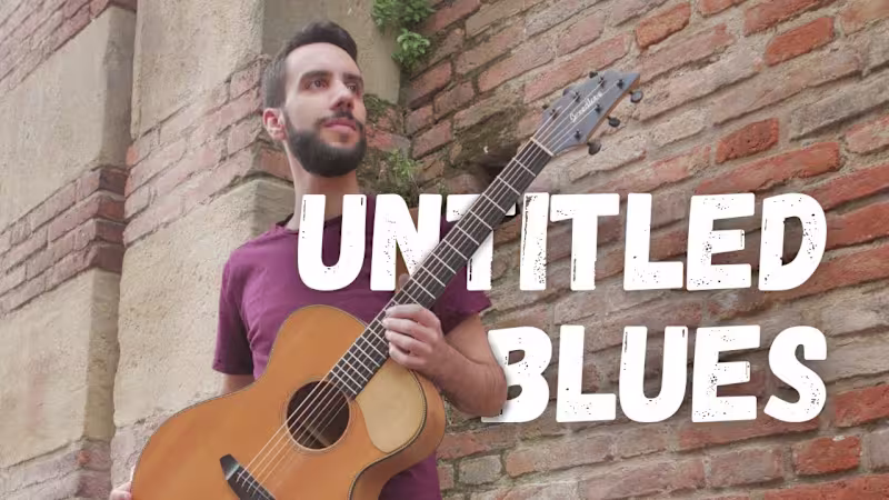 Cover image for Untitled Blues - (cover by Marco Ielpo) [Percus…