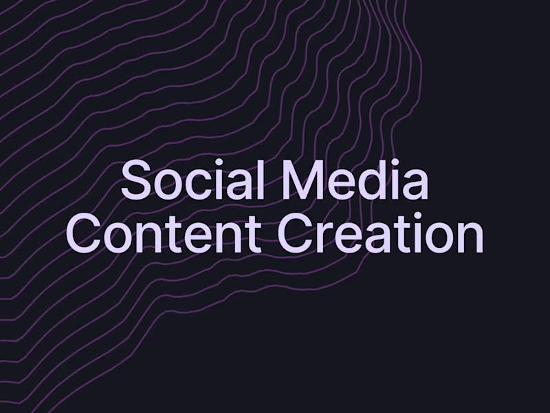 Cover image for Social Media Content Creation 