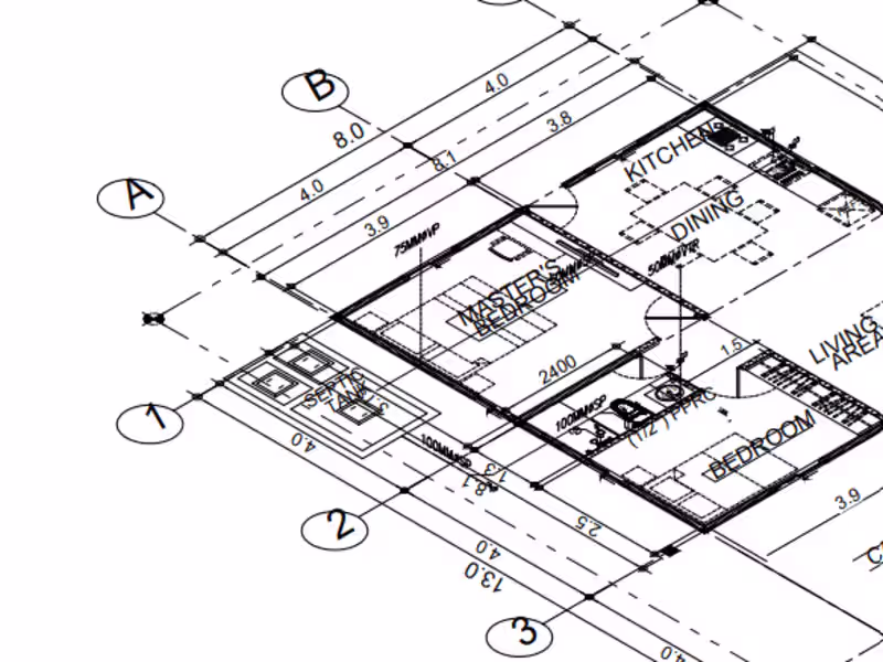 Cover image for Architectural Plans from PDF to DWG