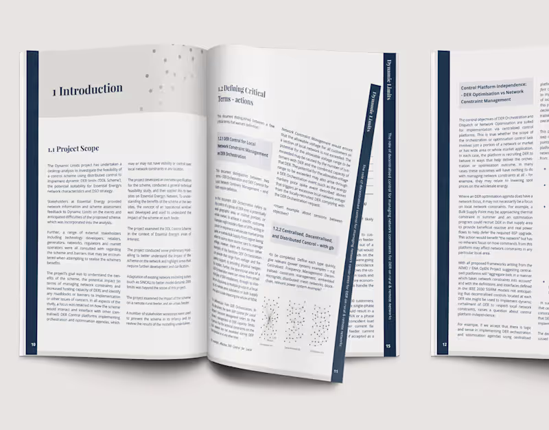 Cover image for report design