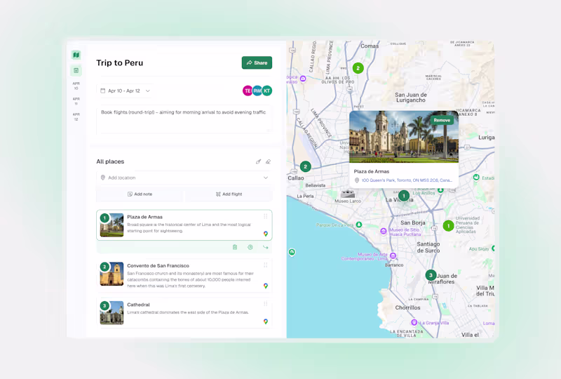 Cover image for Triplyfy - AI powered travel itinerary builder