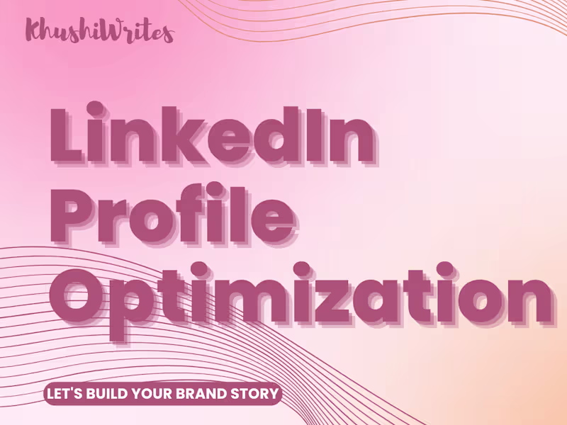 Cover image for LinkedIn Optimization