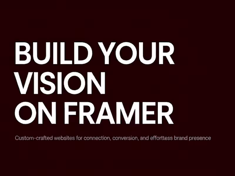 Cover image for Framer Websitе That Converts