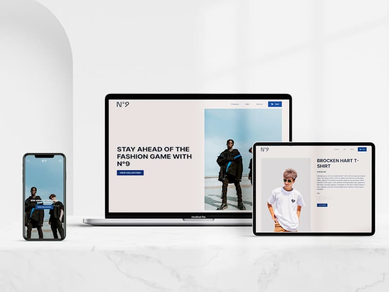 Cover image for N°9: A Fashion E-commerce with Style and Accessibility