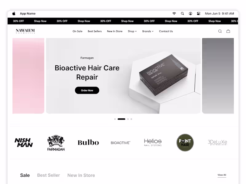 Cover image for Nawaiem Cosmetics - Ecommerce Store