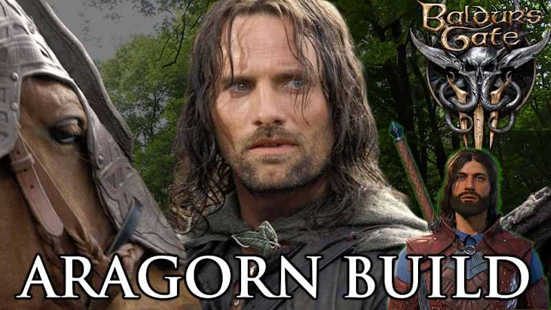 Cover image for Baldurs Gate 3 Build, Lord of the Rings Edition: Aragorn - YouT…