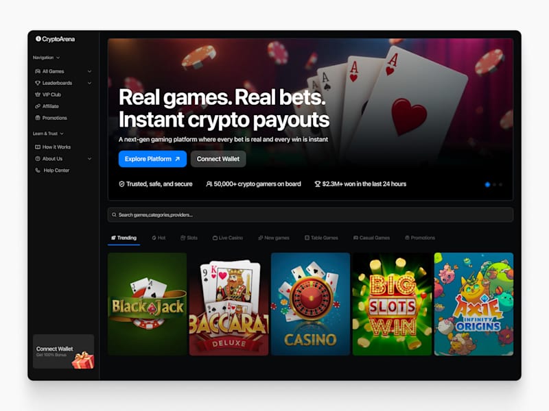 Cover image for Crypto Online Gaming Platform