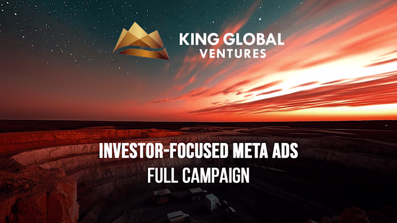 Cover image for Strategy, Video, & Content - Investment Campaign