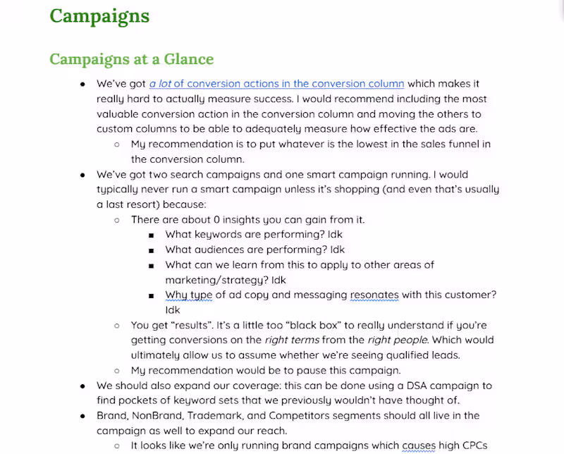 Cover image for I built these mini audits for a client's prospective custome...