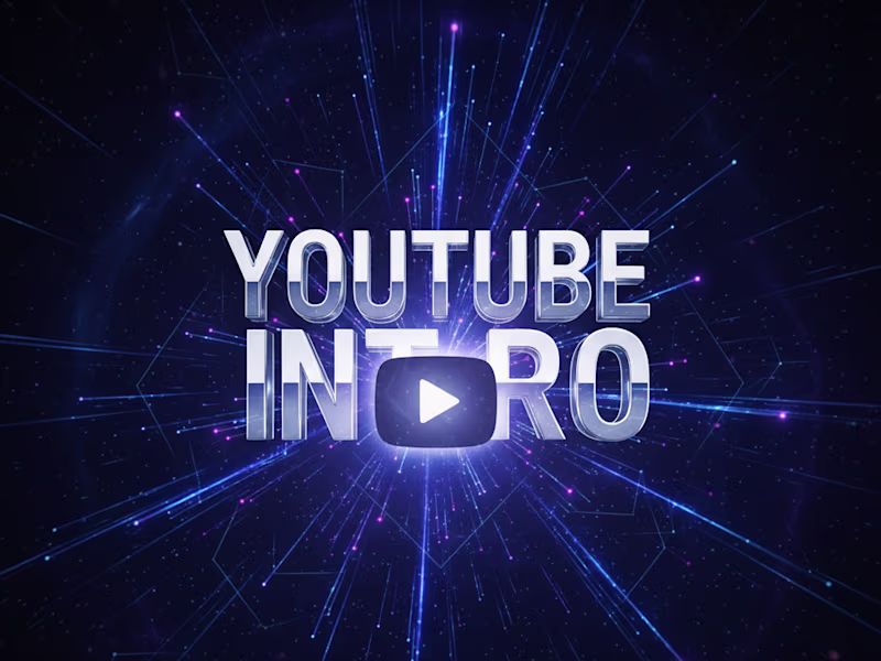 Cover image for i will create a professional youtube intro