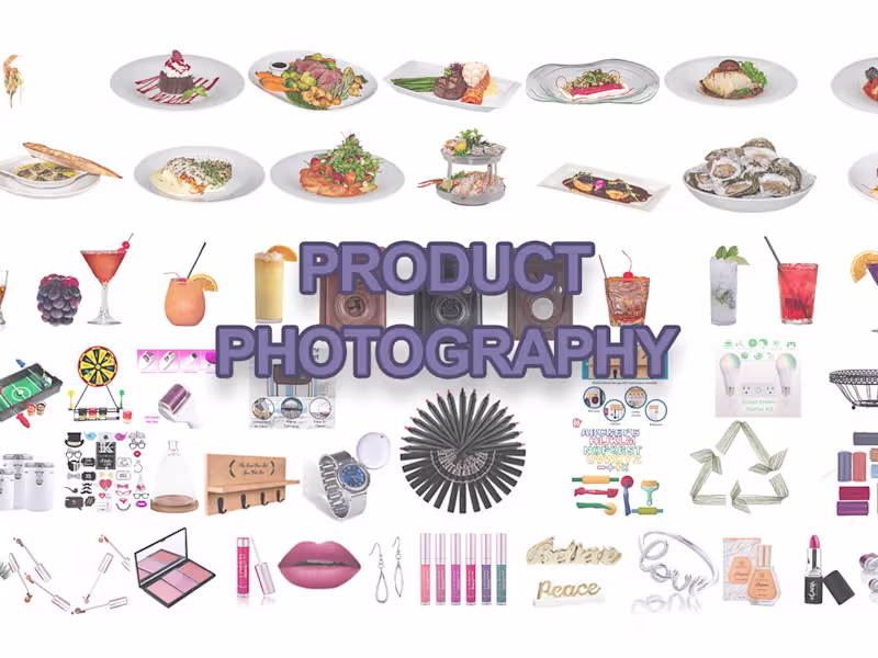 Cover image for Product photographer who provides high-quality photos 