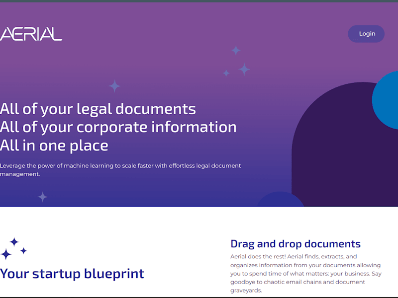 Cover image for Aerial - Effortless Legal Document Management