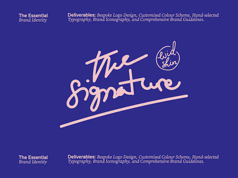 Cover image for The Signature Brand Identity