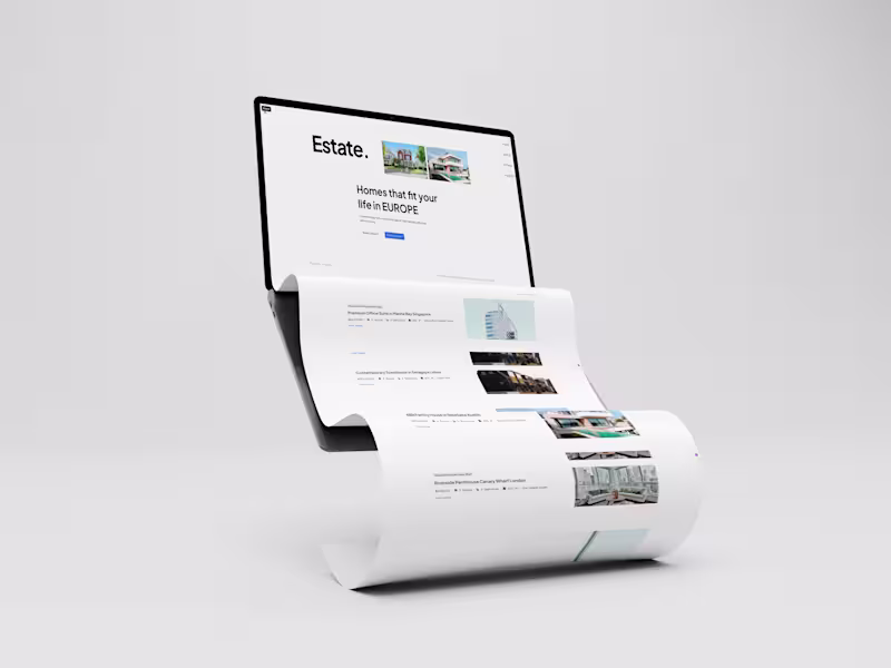 Cover image for Framer Real Estate Website with Curated Listings & Agent Network